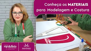 CONHEÇA OS PRINCIPAIS MATERIAIS PARA MODELAGEM E COSTURA  MINICURSO GRATUITO COM MARLENE MUKAI [upl. by Bergquist]