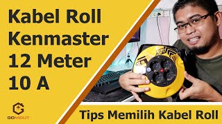 Kabel Roll Kenmaster 12 Meter 10 Ampere  Tips memilih kabel roll sesuai kebutuhan  Gomout [upl. by Bailey452]