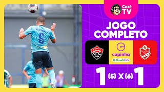 JOGO COMPLETO VITÓRIA X IBRACHINA  TERCEIRA FASE  COPINHA 2024 [upl. by Almeeta605]