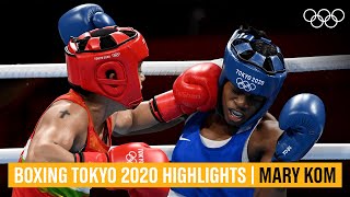 Mary Kom begins with a win  Womens Boxing  Tokyo2020 Highlights [upl. by Hawker]