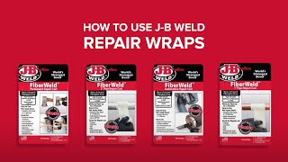 HOW TO USE JB WELD FIBERWELD REPAIR WRAPS [upl. by Soloma598]