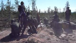 Finnish 120mm mortar squad [upl. by Linet86]