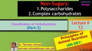 Lecture12Classification of Carbohydrates Part3 [upl. by Rem]