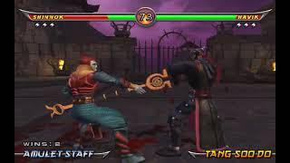 Mortal Kombat  Armageddon Sony Playstation 2 Shinnok Longplay [upl. by Jezabella]