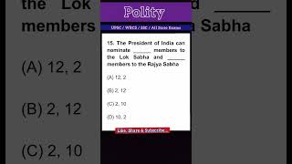 Q 15 Polity polity constitution politymcq upsc wbcs ssc reels [upl. by Weihs998]