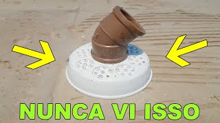 Basta Ter Tampa Plástica e Cano PVC  Muito Simples e Eficaz  Invento Sensacional  Vai Virar Febre [upl. by Yboc447]