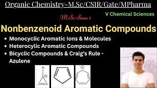 Nonbenzenoid Aromatic compounds  MScBScGateCSIRMpahrma vchemicalsciences9396 [upl. by Ayanet]