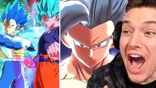 NEW LF Transforming Beast Gohan amp LF SSBKKSSBE Goku amp Vegeta Reveal REACTION on Dragon Ball Legends [upl. by Annaerb]