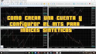 Como crear cuenta instalar y configurar el Metatrader 5 para índices sintéticos [upl. by Acinej]