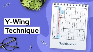 Ywing Sudoku technique  Short Guide [upl. by Firehs]