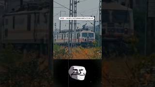 Night ride on WAP7 Loco Engine  Indian railways  indianrailways motivation shortvideo travel [upl. by Arlie]