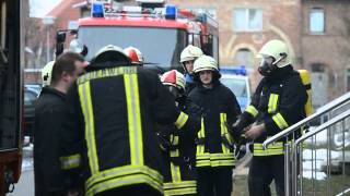 Wohnungsbrand in Aschersleben [upl. by Ki]