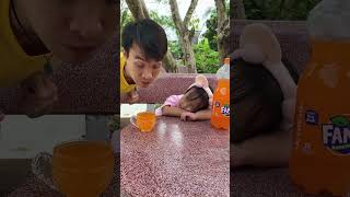 Experts secretly drink orange juice🤣🤣 Kem Family Shorts shorts [upl. by Vasquez353]