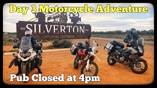 Motorcycle Adventure Camping Trip  Episode 3  Curlwaa to Broken Hill NSW 🇦🇺 [upl. by Terra]