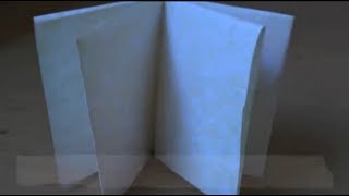 ORIGAMI how to make an 8page book [upl. by Aalst]