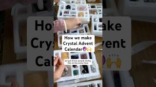 This is how we make crystal advent calendars🔮🙌 adventcalendar crystaladventcalendar [upl. by Cha]