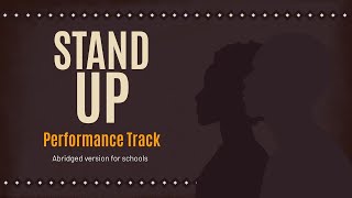 Stand Up by Cynthia Erivo Instrumental Backing Track for School Performances [upl. by Amalie139]