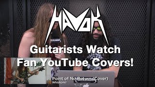 HAVOK Guitarists Watch Fan YouTube Covers  MetalSucks [upl. by Beverle]