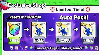 I spent 20000 on The RNG AURA Pack To Get UNLIMITED Exclusive Eggs [upl. by Nedyarb]