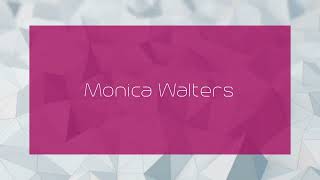 Monica Walters  appearance [upl. by Ayokahs862]