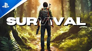 TOP 30 Best Survival Games for PS4 of all time [upl. by Enneillij21]