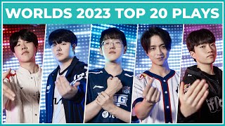 Top 20 Best Plays  Worlds 2023 Swiss Stage [upl. by Eidorb]