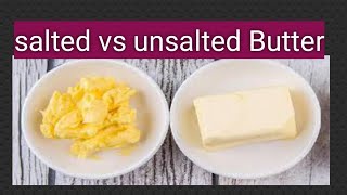 Difference between of Salted amp Unsalted Butter Salted Butter vs Unsalted Butterbala awesome recipe [upl. by Tnerb]