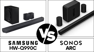 Samsung HWQ990C vs Sonos Arc  Who Wins in 2024 [upl. by Langston623]