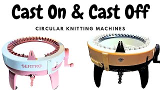 Cast On and Cast Off Knitting Machine [upl. by Nirihs594]