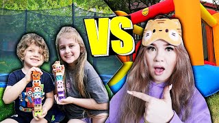 DMUCHANIEC VS TRAMPOLINA 💜 KTO MA RACJĘ [upl. by Graf274]