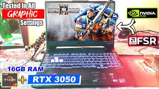 Testing Space Marine 2 On RTX 3050  Ryzen 7 4800H  16GB Ram  FtAsus TUF A15  spacemarines2 [upl. by O'Mahony]