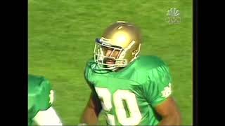 BC Football Vault Highlights of the 2002 Notre Dame Win [upl. by Siberson]