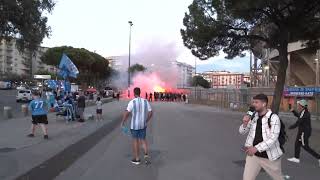 Napoli Lecce 00 GESTO ULTRAS guardate cosè successo fuori lo stadio [upl. by Melisande]