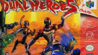 Gameplay of Dual Heroes n64 [upl. by Airdnaid]