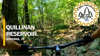 Quillinan Reservoir Ansonia CT  CT Mountain Biking [upl. by Edaj]