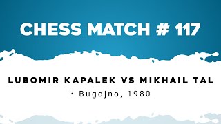 Lubomir Kapalek vs Mikhail Tal • Bugojno 1980 [upl. by Crowe]