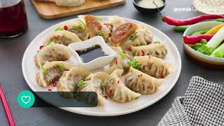 HomeMade recipe Gyoza dumplings • Simple Meals by Gorenje [upl. by Tala]