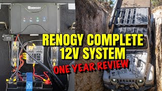 Renogy Solar Complete 12v System ONE YEAR REVIEW [upl. by Uol]