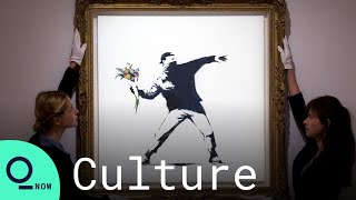 Banksy Artwork First to Accept Crypto at Sothebys Auction [upl. by Zwart]