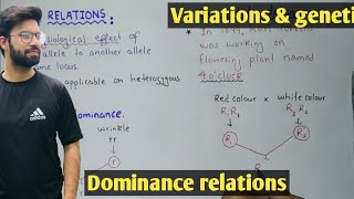 Dominance relations and Its types  incomplete codominance amp Overdominance  Class 12 Biology [upl. by Long]