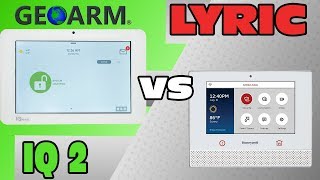 Qolsys IQ Panel 2 Plus vs Honeywell Lyric Controller [upl. by Denna396]