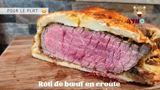 Recette facile Rôti de bœuf en croûte [upl. by Ynnahc]