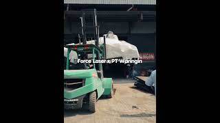 Send to PT Waringin • FORCE FIBER LASER 1500watt [upl. by Etnahs]