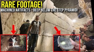 Rare Footage from Egypt  Ancient Machined Artifacts found deep beneath the Step Pyramid [upl. by Buddie30]