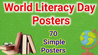 International Literacy Day Poster Making  World Literacy Day Poster Drawing Ideas Ashwins World [upl. by Stover191]