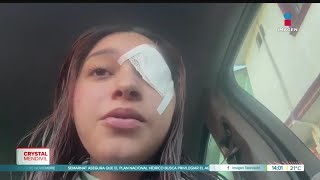 quotTen piedad de míquot mensaje que el agresor de Melanie le envió  Noticias con Crystal Mendivil [upl. by Elocel]