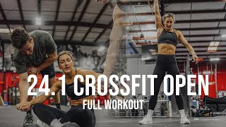 FULL 241 CROSSFIT OPEN WORKOUT  BTS [upl. by Toddie]