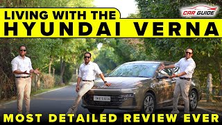 Living with the Hyundai Verna  Long Term Review with Real Mileage  Safety  Honda City Rival [upl. by Ynattib47]