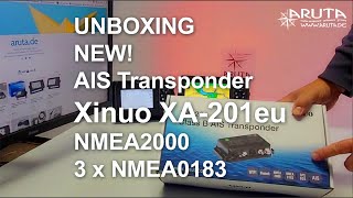 Xinuo XA201eu class B transponder UNBOXING [upl. by Asiek349]