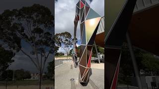 Circular sculpture at John McGrath Hall and Pavilion South Perth sculpture plastic [upl. by Valaree]